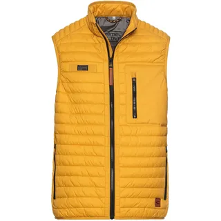 camel active Herren Steppweste mit leichtem Futter Gelb, menswear-50