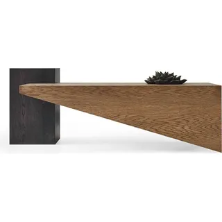 Modern Holz Couchtische Rund 2x Couchtische Möbel Design Wohnzimmer Neu - Schwarz