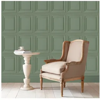 Laura Ashley Redbrook Wood Panel Sage Vliestapete 10mx52cm