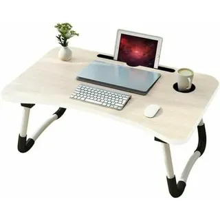 Tablett Schreibtisch Klappbar Kleiner Tisch PC Slot Tablet Tasse Holz Dfh