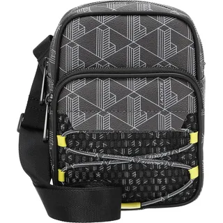 Lacoste The Blend - Umhängetasche 18.5 cm (mesh mono periskop blau) - Dunkelgrau