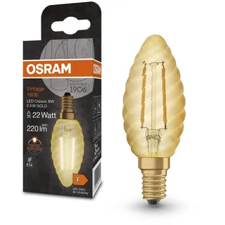 Osram LED-Lampe 1906 2,5W E14 warmweiß 1 St.