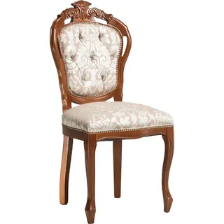 Home Affaire Polsterstuhl Veneziana 921 Webstoff beige 1 Stück