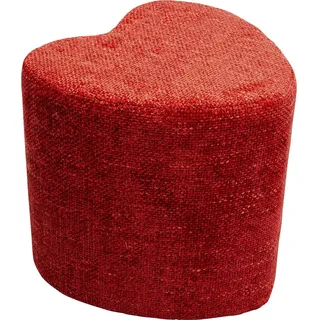 Kare Hocker Lovely Polyester 36 x 36 x 34 cm Rot
