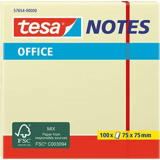Tesa Haftnotiz, Notizblätter Haftnotizen 7,5 x 75 mm)
