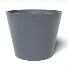POTS&MORE Pflanztopf Conico 50 (ø 50 cm, runde Form, Farbe Grau, Höhe 40,5 cm, Übertopf Kunststoff, für Zimmerpflanzen) VP015001