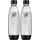 2 Flaschen PET-Flasche 1 l schwarz