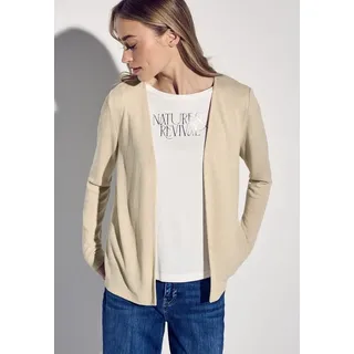 STREET ONE Shirtjacke »NETTE«, im Strick Look STREET ONE cotton beige