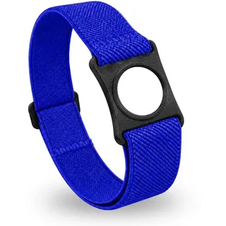 Diasticker® | Freestyle Libre 3 - Fixierband | Flexibel - Wasserfest - Starker Halt | Sensor-Schutz, Fixierung für Freestyle Libre Sensor | Halter: Schwarz (Small: 18-25 cm, Royal Blau)