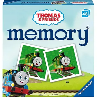Ravensburger Thomas & Friends Mini Memory - Matching Picture Snap Pairs Game for Kids Age 3 Years and Up