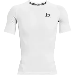 Under Armour HeatGear kurzarm Funktionsshirt Herren 100 white/black M