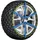 EASY GRIP EVOLUTION 5 Schneekette Auto Textilschneekette 2 Stück Reifen Schneekette Ultraleistungsfähig Einfache Handhabung