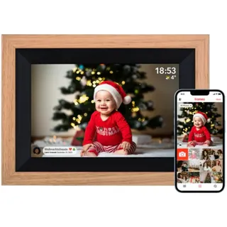 Rollei Smart Frame WiFi 105 Wooden Braun