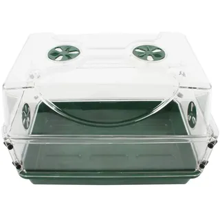 EarlyGrow Saatgut- und Kräuter-Anzuchtkasten und Keimschale, 1 Seitenverlängerung, Grün