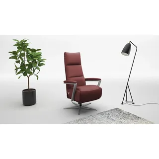 sit&more TV-Sessel Vario Comfort Kunstleder 70 x 124 x 85 cm Rot elektrisch