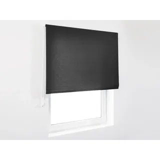 Sichtschutzrollos Mini Daylight 80 x 230 cm schwarz - Schwarz
