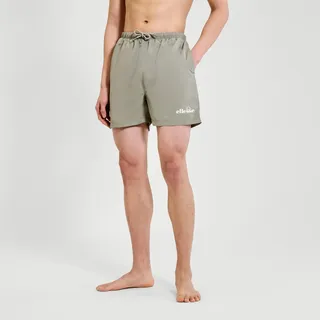 Badeshorts ELLESSE "LAMINA SWIM SHORT", Herren, Gr. L, N-Gr, grün (khaki), Obermaterial: 100% Polyester, Badehosen Badeshorts, sportlicher Stil, für Erwachsene geeignet