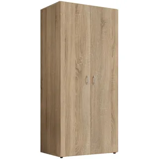 BASED Drehtürenschrank Joe 81 x 177 x 51 cm Eiche
