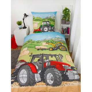 Herding Young Collection Traktor 135 x 200 cm + 80 x 80 cm