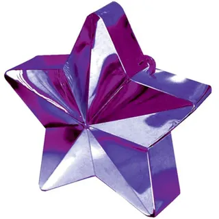 Purple Star Galvanisierte Ballongewichte, 170 g, 1 Stück, perfekt für Veranstaltungen und Partys