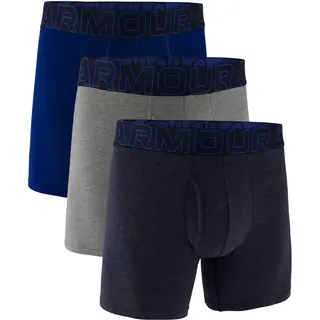 Under Armour Herren Boxershorts COTTON-SOLID 16 cm 3 Pack UUSHJ093-413 L - Midnight Navy - L