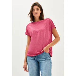 Cecil T-Shirt mit Knopfdetails an der Schulter