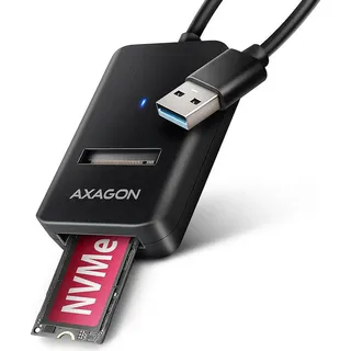 AXAGON Adm2-am Usb-c Auf USB-A 10 Gbps M.2 Adapter for NVMe - SATA SSD