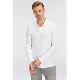 Boss ORANGE Poloshirt »Passerby« mit BOSS-Logobadge, weiß