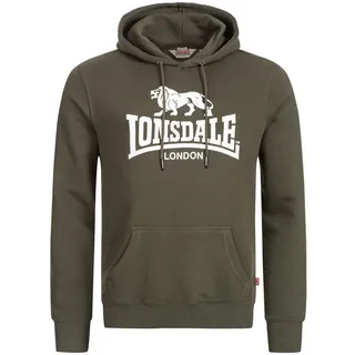 Lonsdale Fremington Hoodie Green/White L