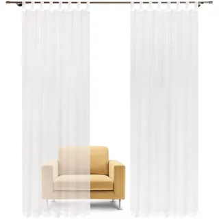 Gerster Felia Schlaufen 140 x 225 cm weiß