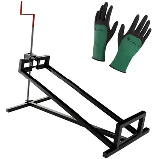 Juskys Hebebühne bis 400 kg Schwarz