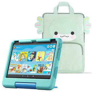 Fire HD 10 Kids-Tablet (Neueste Generation), für Kinder ab dem Vorschulalter | Mit 10-Zoll-Display, Kindersicherung und 2 Jahren Sorglos-Garantie | 32 GB + Tragetasche für Amazon Kids-Tablets
