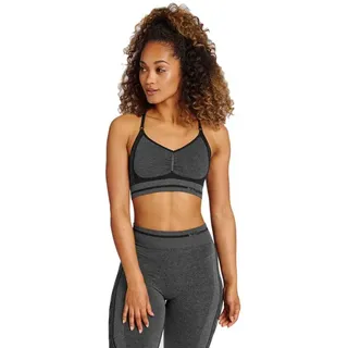 Hummel Mt Lulu Seamless Sport-top - Black Melange - XS