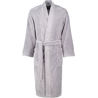 Cawö - Cawö Bademäntel Herren Kimono 800 graphit - 73 Weiss