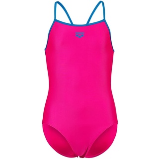 Arena Mädchen Girl's Light Drop Solid One Piece Swimsuit, Freak Rose-turquoise, 164 EU