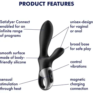 Satisfyer Heat Climax+ Connect App, 20,5 cm