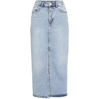 VILA Jeansrock Midi Blau 36