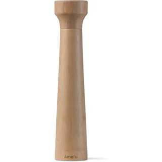 AMEFA Modern Wood Salz-/Pfeffermühle Holz | Scharfes Keramikmahlwerk | Pfeffermühle Groß| Gewürzmühle