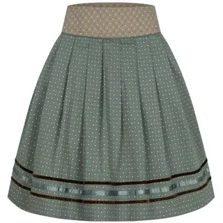 Dirndl NÜBLER "Trachtenrock Giulia", Damen, Gr. 40, EURO, grün, Obermaterial: 100% Baumwolle CO., Kleider Dirndl