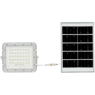 V-Tac Solarleuchte Aluminium 17,0 cm inkl. Fernbedienung IP65 weiß