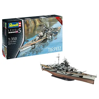 REVELL Modellbausatz Tirpitz 1:350