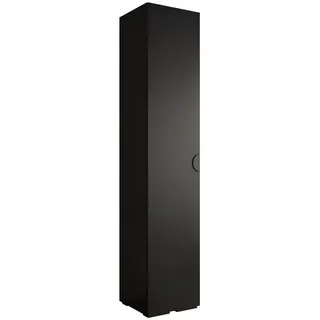 Abiks Möbel Drehtürenschrank 236.7/50/47 1-türig , Metall , Nachbildung , 50x236.7x47 cm , Schlafzimmer, Kleiderschränke, Drehtürenschränke