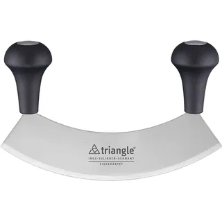 triangle 41 221 18 02 Wiegemesser 17,5 cm, einschneidig, gehärtet Made in Solingen/Germany professionelle Qualität Kräutermesser