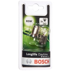 Bosch R5W Longlife Daytime Fahrzeuglampen - 12 V 5 W BA15s - 2 Stücke