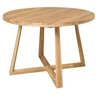 Mid.you Esstisch , Wildeiche , Holz , Wildeiche , massiv , rund , eckig , 120x75x120-160 cm , ausziehbar, gastro- und objekttauglich , Holzmöbel, Holztische, Esstische Holz, Massivholztische