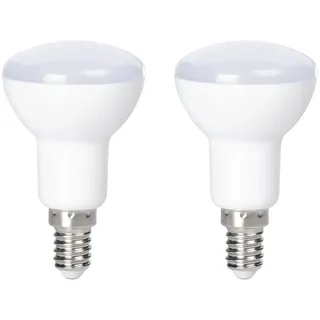 xavax Hama Leuchtmittel E14 Reflektor R50 3.000 K 470 lm 5 W 2er Set