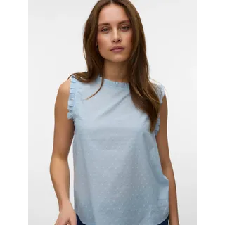 Vero Moda Vmtrine Sl Top Blau L