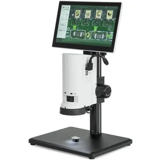 Kern & Sohn Videomikroskop OIV 254 (mit Staubschutzhaube, LED-Auflichtbeleuchtung, mit großer Arbeitsfläche, Mikroskop) OIV 254