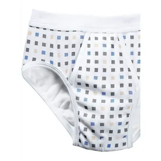 SCHIESSER Slip kariert weiß 6 2er Pack
