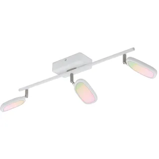 EGLO Palombare-C 3-flg. Weiß Aluminium/Kunststoff